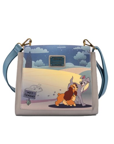 LOUNGEFLY DISNEY BAG LADY AND THE TRAMP WET CEMENT View 3