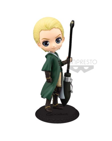 FIGURE DRACO MALFOY QUIDDITCH HARRY POTTER Q POSKET AT 14CM