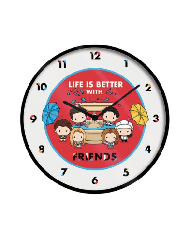RELOJ DE PARED 10" FRIENDS CENTRAL PERK