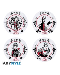 SET DE 4 PLATOS VILLANAS DISNEY
