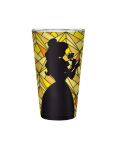 GLASS BEAUTY AND THE BEAST DISNEY 400ML