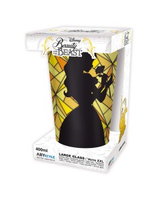 GLASS BEAUTY AND THE BEAST DISNEY 400ML View 4