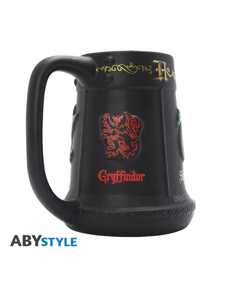 TAZA 3D DE HARRY POTTER CUATRO CASAS HOGWARTS Vista 2