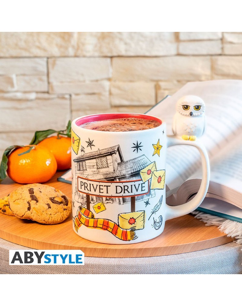 3D MUG HARRY POTTER HEDWIG & PRIVET DRIVE