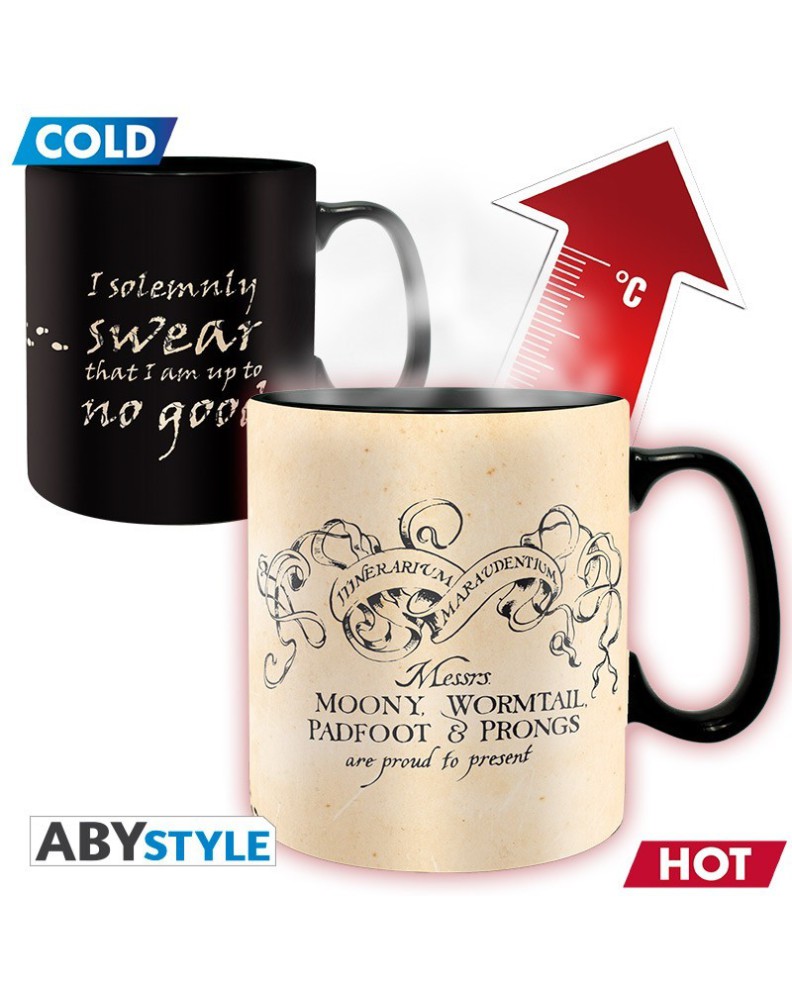 TAZA TÉRMICA HARRY POTTER 460 ML MAPA DEL MERODEADOR