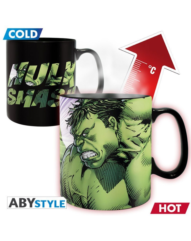 TAZA TÉRMICA XL MARVEL 460ML HULK SMASH