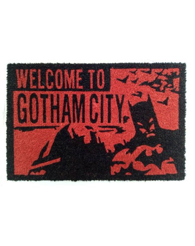 FLOORMAT DC COMICS BATMAN WELCOME TO GOTHAM