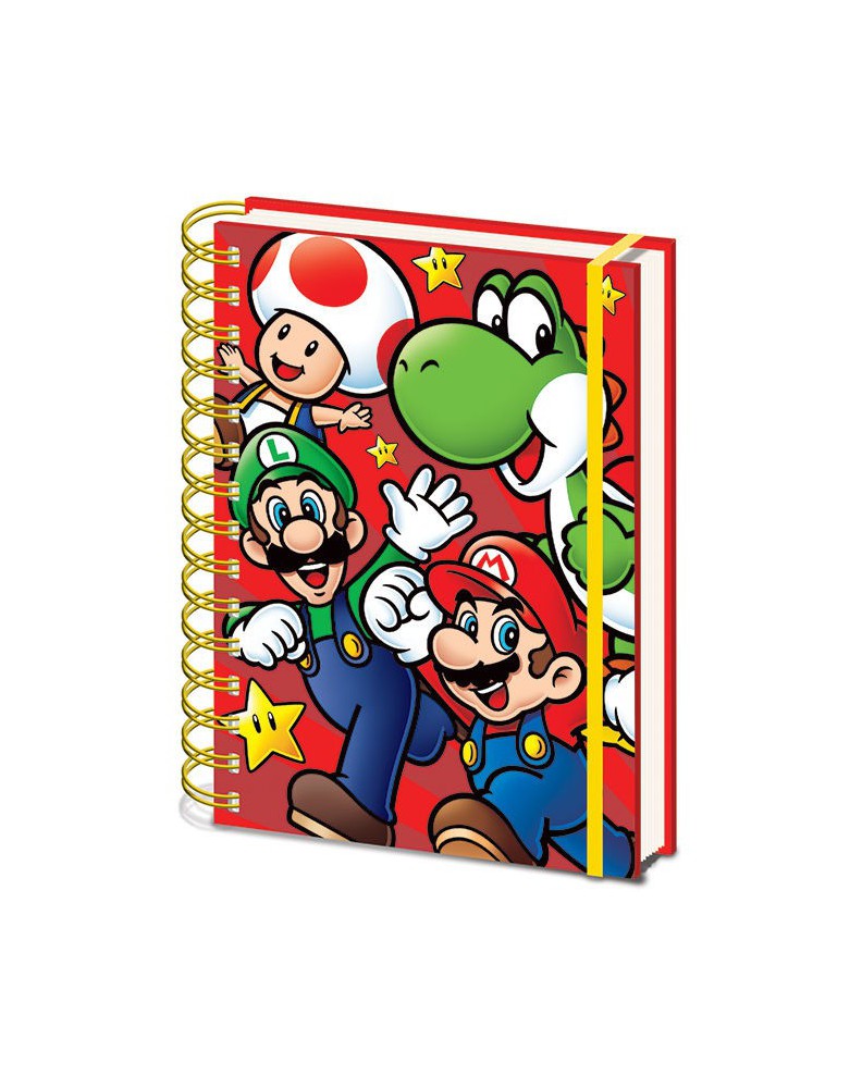 CUADERNO ESPIRAL SUPER MARIO RUN