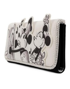 DISNEY STEAMBOAT WILLIE FAUX LEATHER FLAP WALLET View 3