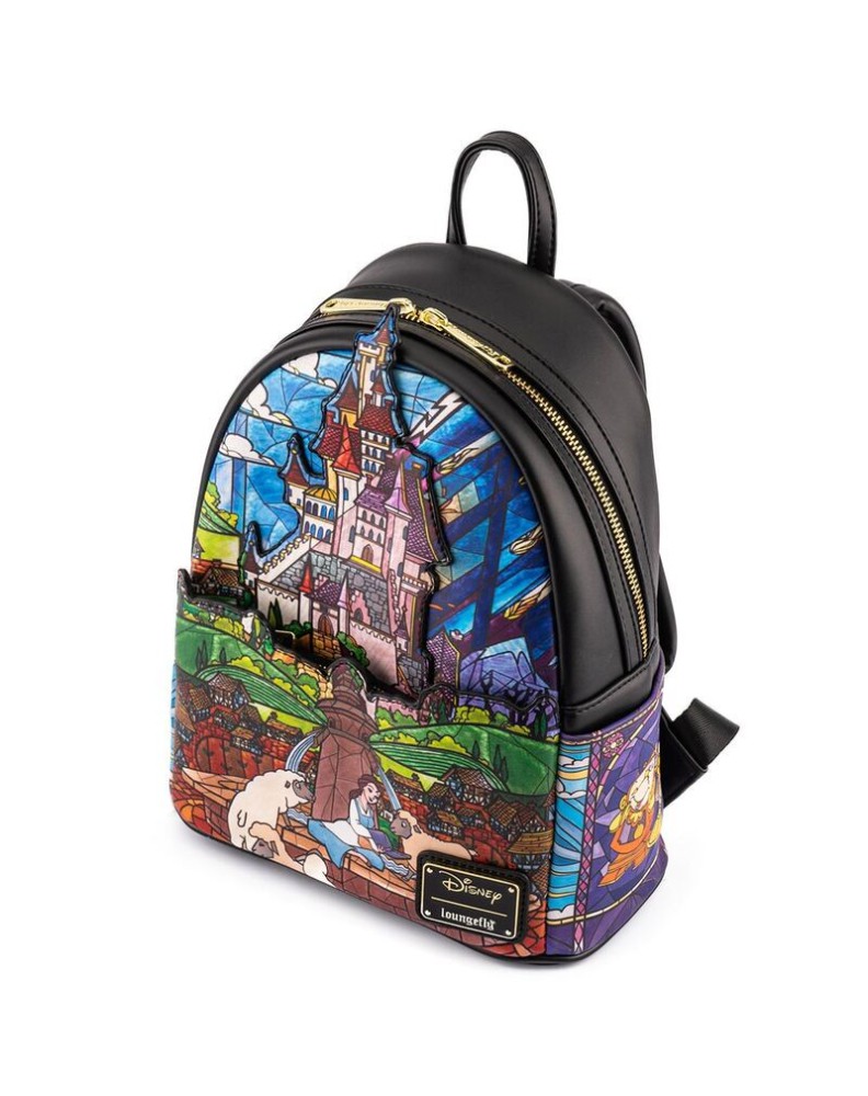 DISNEY PRINCESS CASTLE SERIES BELLE MINI BACKPACK View 3