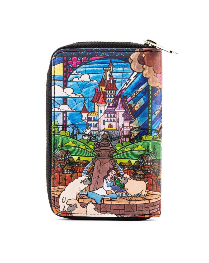 DISNEY PRINCESS CASTLE SERIES BELLE ZIP AROUND WALLET