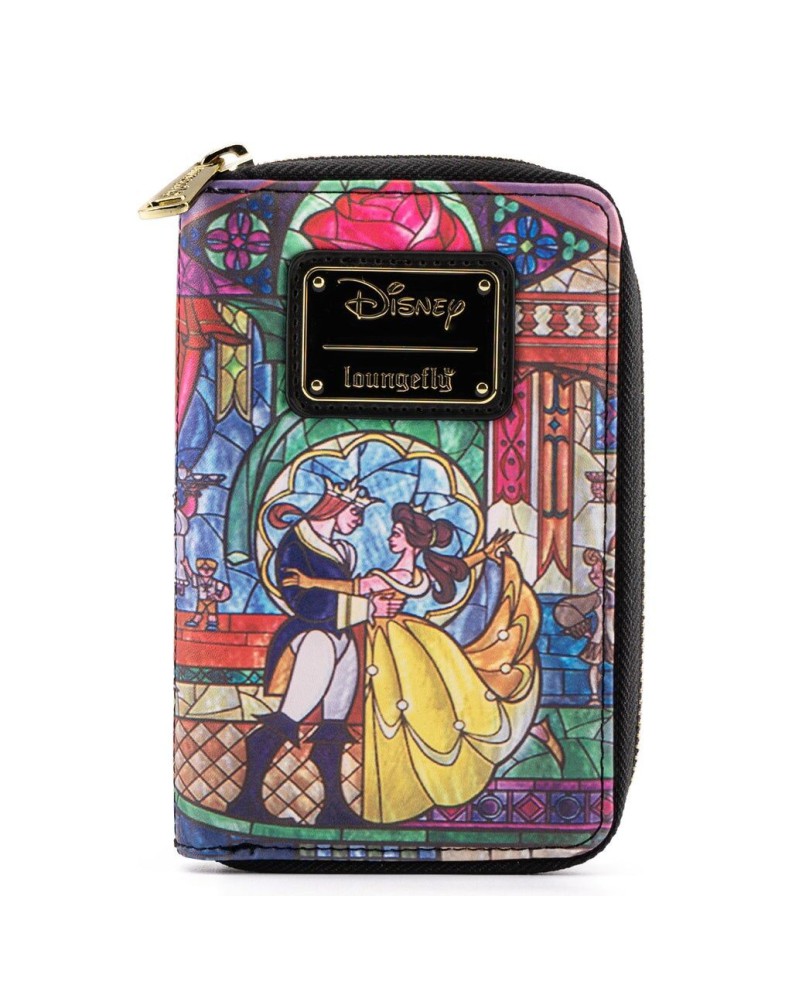 DISNEY PRINCESS CASTLE SERIES BELLE ZIP AROUND WALLET Vista 2