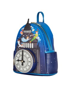 MOCHILA LOUNGEFLY DISNEY PETER PAN GLOW CLOCK Vista 2