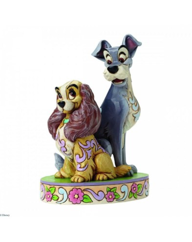 FIGURA DECORATIVA CLÁSICOS LA DAMA Y EL VAGABUNDO FIGURA DECORATIVA CLÁSICOS LA DAMA Y EL VAGABUNDO