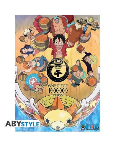 ONE PIECE - POSTER "1000 LOGS CHEERS" (52X38)