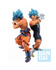 FIGURA ICHIBANSHO SON GOKU SUPER SAIYAN GOD + VEGETA SUPER SAIYAN IKSHO VS OMNIB Vista 3