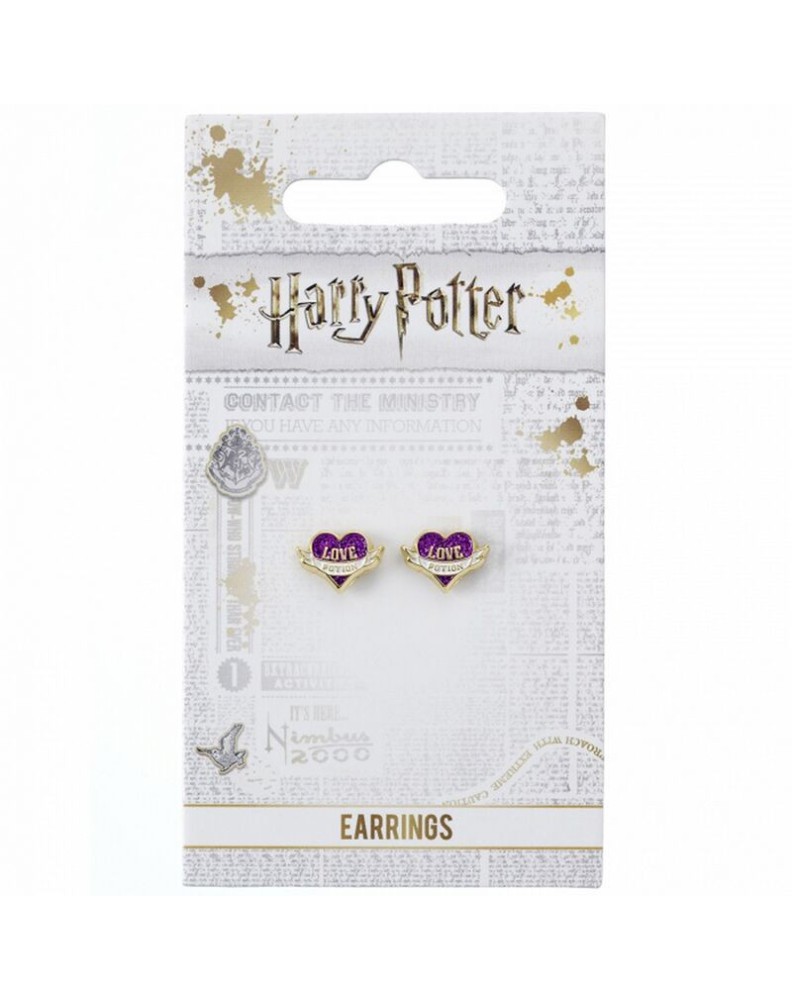 PENDIENTES HARRY POTTER POCIÓN DEL AMOR