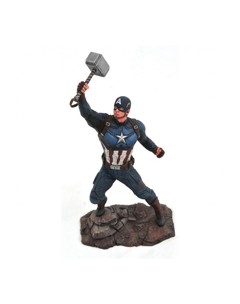 FIGURA CAPITÁN AMÉRICA PVC MARVEL DIAMON GALLERY Vista 2