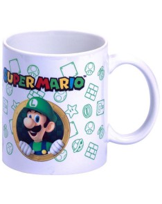 SET MUG + HUCHA LUIGI SUPER MARIO BROS NINTENDO Vista 2