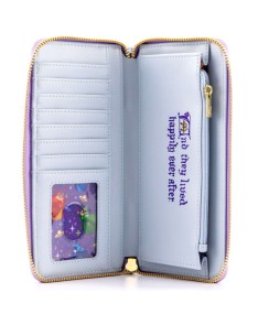 DISNEY PRINCESS CASTLE SLEEPING BEAUTY ZIP AROUND WALLET LOUNGFLY View 4