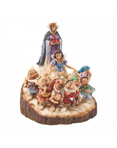 FIGURA DISNEY DECORATIVA BLANCANIEVES Y LOS 7 ENANITOS DE ENESCO