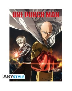 ONE PUNCH MAN - POSTER "SAITAMA & GENOS" (52X38)