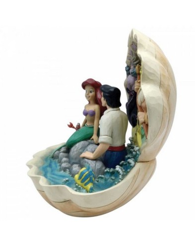 Disney The Little Mermaid Shell Scene Figure View 3