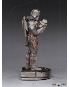STAR WARS THE MANDALORIAN ESTATUA 1/10 ART SCALE MANDALORIAN & GROGU 22 CM View 4