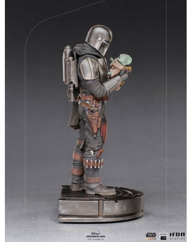 STAR WARS THE MANDALORIAN ESTATUA 1/10 ART SCALE MANDALORIAN & GROGU 22 CM View 4