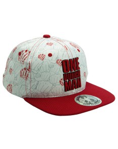 ONE PUNCH MAN - GORRA - BEIGE & RROJA - PUNCHES