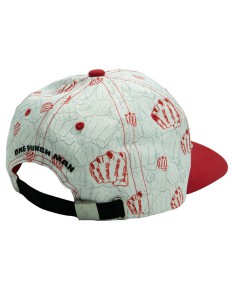 ONE PUNCH MAN - Snapback Cap - Beige & Red - Punches View 3