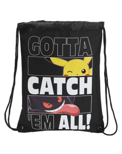 SACO MOCHILA POKEMON GOTTA CATCH EM ALL!