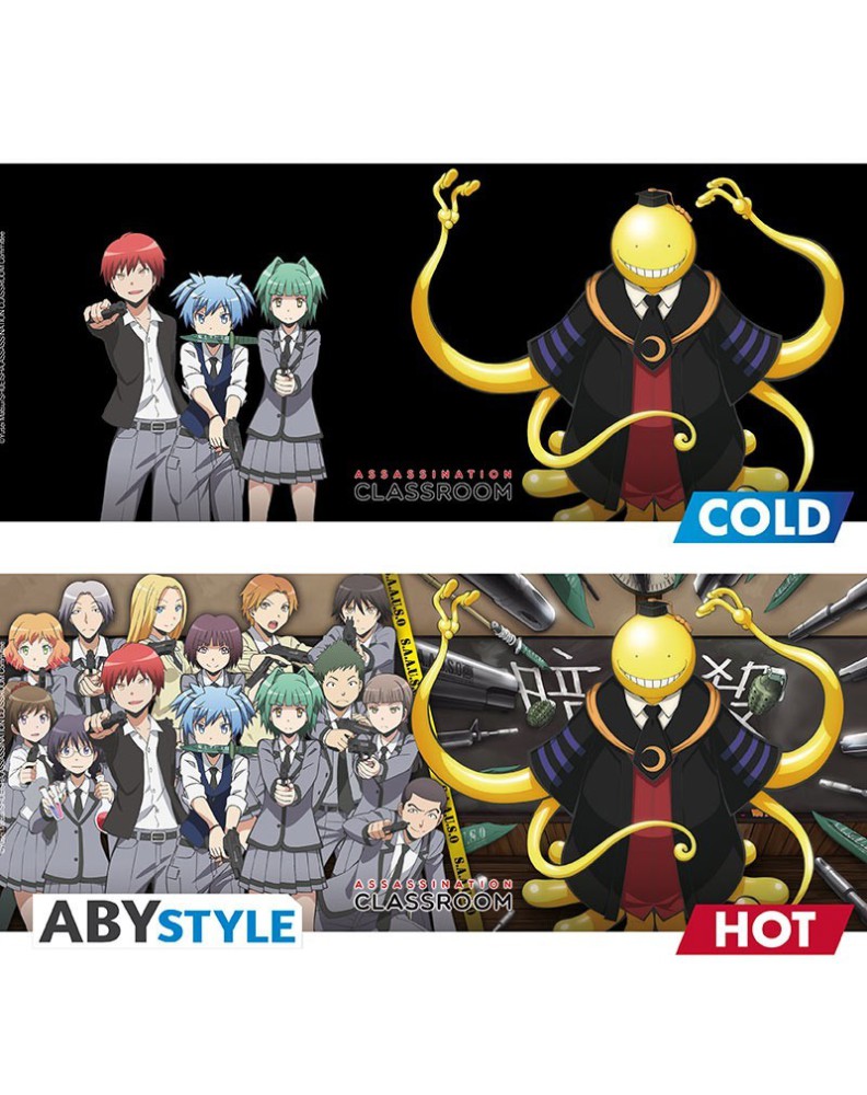 ASSASSINATION CLASSROOM - MUG HEAT CHANGE - 460 ML - KORO ATTACKED View 3