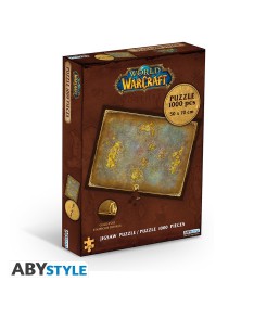 WORLD OF WARCRAFT - JIGSAW PUZZLE 1000 PIECES- AZEROTH'S MAP