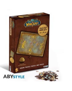 WORLD OF WARCRAFT - JIGSAW PUZZLE 1000 PIECES- AZEROTH'S MAP View 3