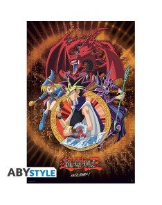 YU-GI-OH! - POSTER « YUGI SLIFER AND MAGICIAN » (91.5X61)
