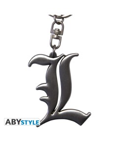 DEATH NOTE - KEYCHAIN 3D "L SYMBOL"