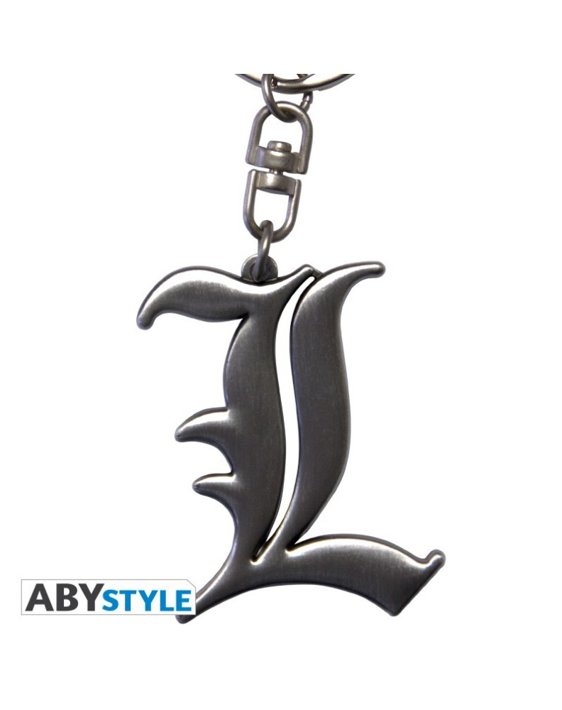 DEATH NOTE - KEYCHAIN 3D "L SYMBOL"