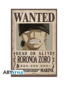 ONE PIECE - POSTER "WANTED ZORO NEW" (91.5X61)