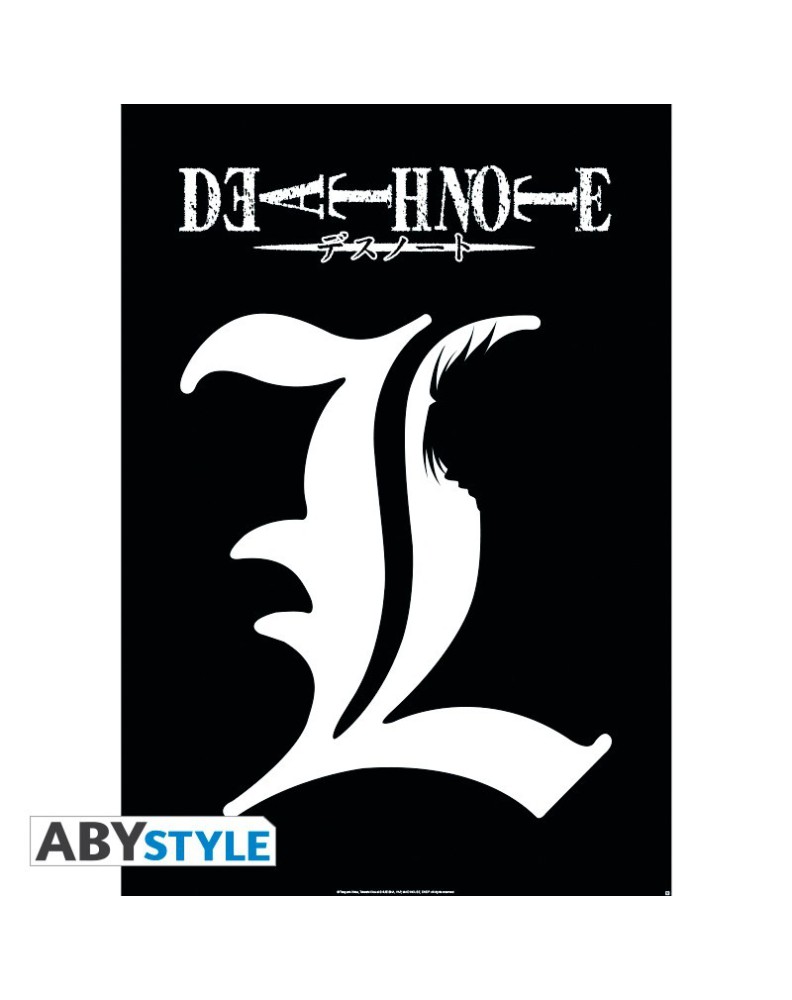 DEATH NOTE - POSTER "L SYMBOL" (91.5X61) DEATH NOTE - POSTER "L SYMBOL" (91.5X61)