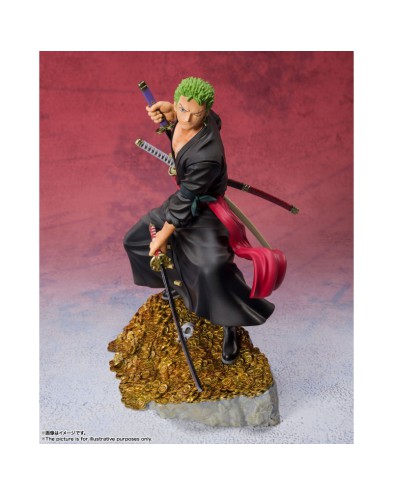 FIGURA TAMASHII NATIONS FIGUARTS ZERO DAIKAIZOKU HYAKKEI ONE PIECE RORONOA ZORO Vista 2