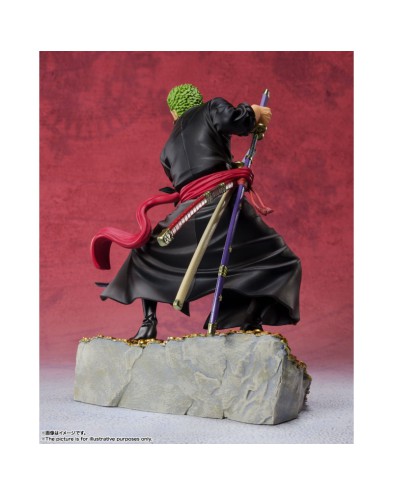 FIGURA TAMASHII NATIONS FIGUARTS ZERO DAIKAIZOKU HYAKKEI ONE PIECE RORONOA ZORO Vista 3