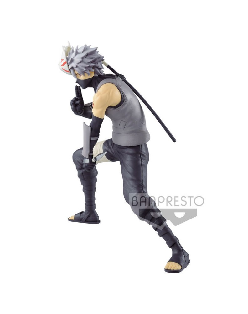 BANPRESTO FIGURE HATAKE KAKASHI - NARUTO SHIPPUDEN VIBRATION STARS 18CM Vista 2