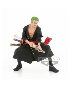 FIGURA BANPRESTO THE RORONOA ZORO – ONE PIECE KING OF ARTIST – WANOKUNI II 18CM