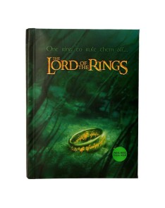 LIBRETA CON LUZ ONE RING TO RULE THEM ALL EL SEÑOR DE LOS ANILLOS