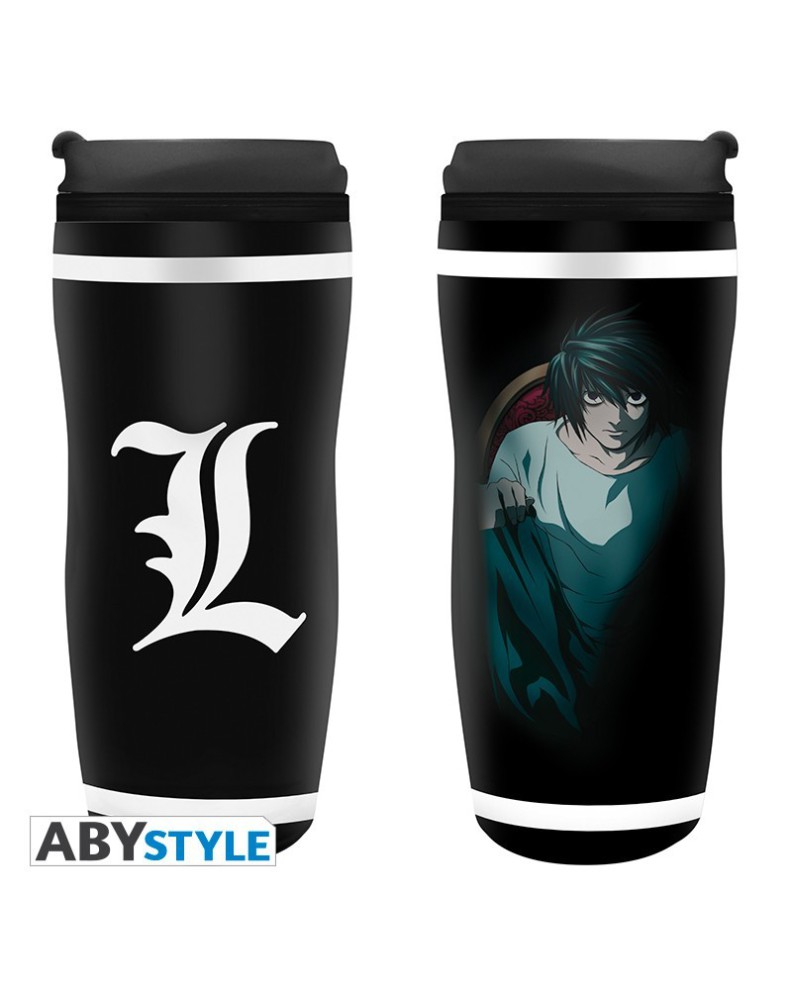DEATH NOTE - TAZA DE VIAJE "L" DEATH NOTE - TAZA DE VIAJE "L"
