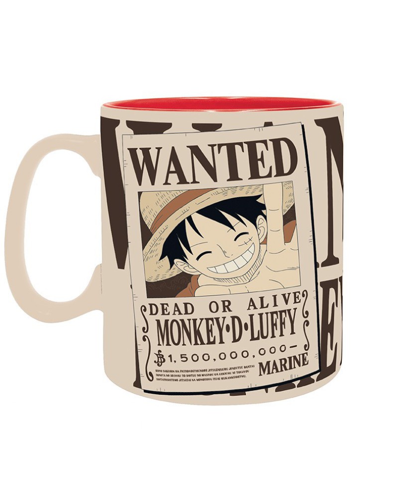 ONE PIECE - TAZA - 460 ML - LUFFY & WANTED - WITH BOXX2 Vista 2
