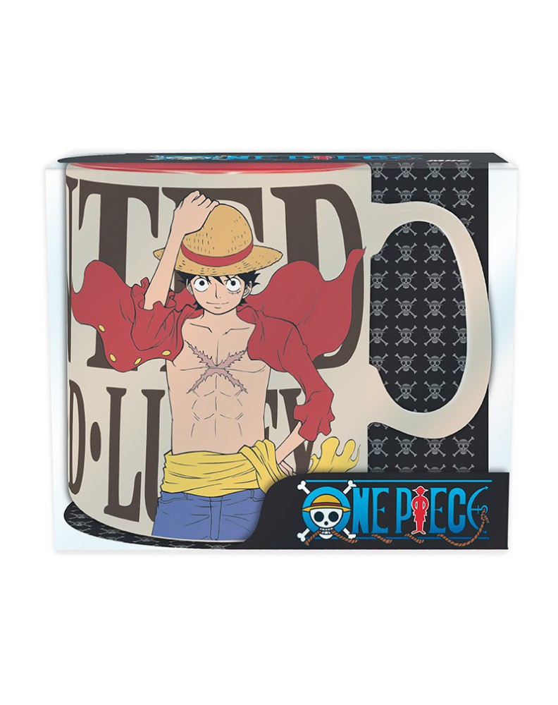 ONE PIECE - TAZA - 460 ML - LUFFY & WANTED - WITH BOXX2 Vista 4