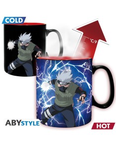 NARUTO SHIPPUDEN - TAZA TÉRMICA - 460 ML - KAKASHI/ITACHI