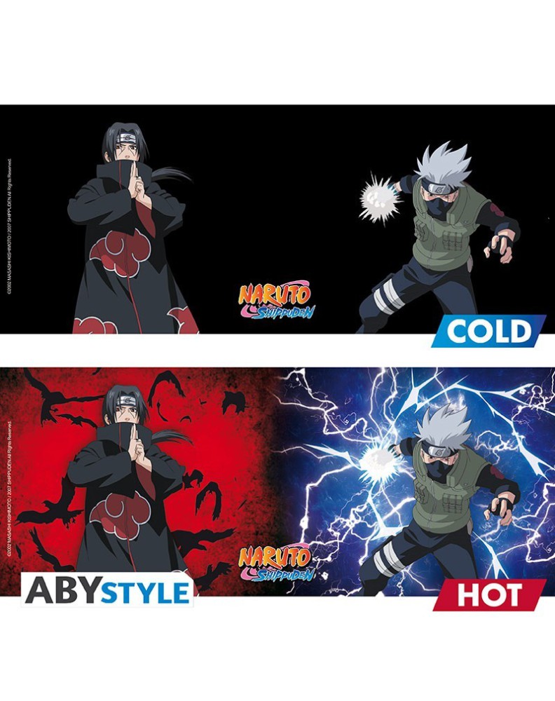 NARUTO SHIPPUDEN - TAZA TÉRMICA - 460 ML - KAKASHI/ITACHI Vista 3